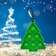 thumbnail image 5 of Llavero de árbol de Navidad, 12 piezas, minijuguete navideño para aliviar el estrés, juguete navideño con burbujas para empujar, calidad superior, 5 of 9