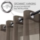 thumbnail image 2 of RHAFAYRE Transparent voile curtain 150x250cm Curtains with semi-transparent eyelets Modern living room Window Home Decorations Bedroom Kitchen Balcony Bovindo Light, Brown 2 pieces, 2 of 5
