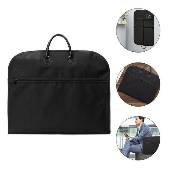 Foxnovo 1Pc Oxford Cloth Travel Garment Bag for Suits Dresses with Comfortable Material