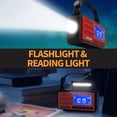 thumbnail image 5 of FosPower Hand Crank Emergency Radio with Light, Portable AM/FM/NOAA Weather Radio Solar Power Bank 10000mAh, USB C Cable, Cell Phone Charger SOS Alarm, 5 of 7