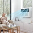 thumbnail image 4 of Dateyes 12000 BTU 6-in-1 Window Air Conditioner, WiFi Smart & Remote, LED Touch Control, 6 Modes 3 Fan Speeds, Quiet Energy Saving for 550 Sq.Ft, 4 of 6