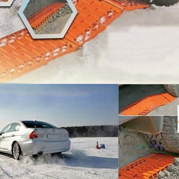 All-Weather Foldable Auto Traction Mat Tire Grip Aid, Car Escape, Emergency  off