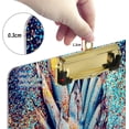 thumbnail image 4 of FMSHPON Pineapple Abstract Clipboard Hardboard Wood Nursing Clip Board and Pull for Standard A4 Letter 13x9 inches, 4 of 8