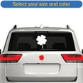 thumbnail image 2 of 4 Leaf Clover Sticker Decal Die Cut - Self Adhesive Vinyl - Weatherproof - Made in USA - Many Color and Sizes - lucky luck of the irish, 2 of 6