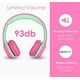 thumbnail image 2 of Auriculares Bluetooth Nenos para niños inalámbricos con volumen limitado de 93dB rosa, 2 of 3