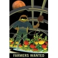 thumbnail image 3 of Gango Home Decor Vertical Assembly Required & Farmers Wanted by NASA (Ready to Hang); Two 16x24in Hand-Stretched Canvases, 3 of 5