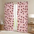 thumbnail image 2 of Feelyou Kawaii Love Heart Black Out Curtains, Fashion Graffiti Cartoon Curtains Pack of 2 (42x63 Each), Teens Kids Boys Girls Bedroom Curtains, Living Room Curtains Decor, 2 of 6