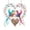 D, variant on Pearl Diamond Art Kit, 5D Diamond Painting DIY Set, Bird Flower Cross Design Craft, Home Wall Decor Project for Adults