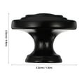 thumbnail image 2 of unbranded 12Ud Pomos Para Puertas De Gabinete En Aleación De Zinc Negro Para Uso En Casa, 2 of 8