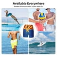 thumbnail image 6 of Mens Flag Of Arizona Swimming Trunks with Compression Liner Beach Quick Dry Swim Shorts, 6 of 6