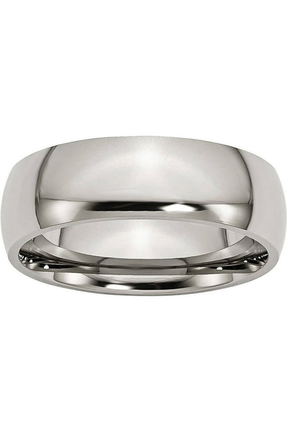 Titanium 7mm Polished Band