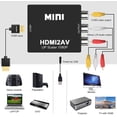 thumbnail image 4 of Adaptador HDMI a AV CHAO Convertidor de Audio y Video Compuesto HDMI a 3RCA CVBS, 4 of 5