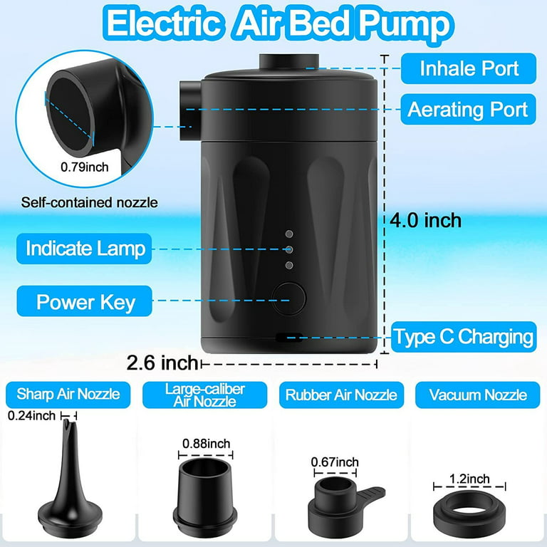 Portable Air Pump with Air Cabin for Felji Compressed Vacuum Space Saver  Storage Bags - Felji