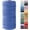 Air Blue, variant on Orange Macrame Cord 3mm x 109Yards,Colored Cotton Rope Craft Cord Colorful Cotton Cord Twine for Wall Hanging Plant Hangers Crafts Knitting Decorative Projects