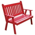 thumbnail image 1 of Yellow Pine Traditional English Garden Bench, 1 of 3