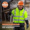 thumbnail image 2 of RefrigiWear HiVis Softshell Jacket, 2 of 6