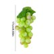 thumbnail image 3 of Decoración del hogar, decoración de habitaciones, decoración de paredes Colgante de racimo de uvas simuladas Modelo de fruta artificial de plástico Artículo de decoración Racimo de uvas Hoja Fruta art, 3 of 6