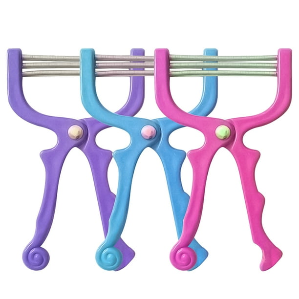 BRIGHTFUFU Epilators de cabello facial de 3pcs herramienta de depilación de la cara portátil para el cabello de primavera especial herramientas de belleza indoloras para mujeres usan