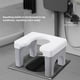 thumbnail image 4 of Cateissary Elevated Adults Capacity And Thick Maximum Comfort Toilet Stool With Stool For Pregnant Women Elderly Children Adults Juegos de accesorios de baño blanco Gama alta, 4 of 6