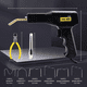 thumbnail image 5 of Máquina de soldadura de plástico Portátil MALUBERO Reparación de Auto Negro, 5 of 5