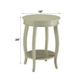 thumbnail image 5 of Miekor Furniture Aberta Antique White Finish Accent Table 70101, 5 of 5