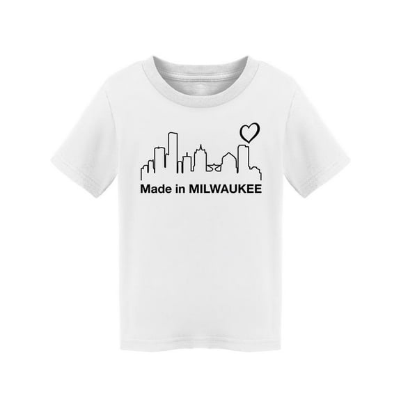 Made In Milwaukee T-Shirt Toddler -Smartprints Designs, 2 Toddler