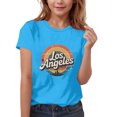 thumbnail image 2 of NAISIBABY Girls Graphic Tees, Crew Neck Short Sleeve Fashion Casual Tees Kids Summer Tops Clothes Blue 5T, 2 of 5