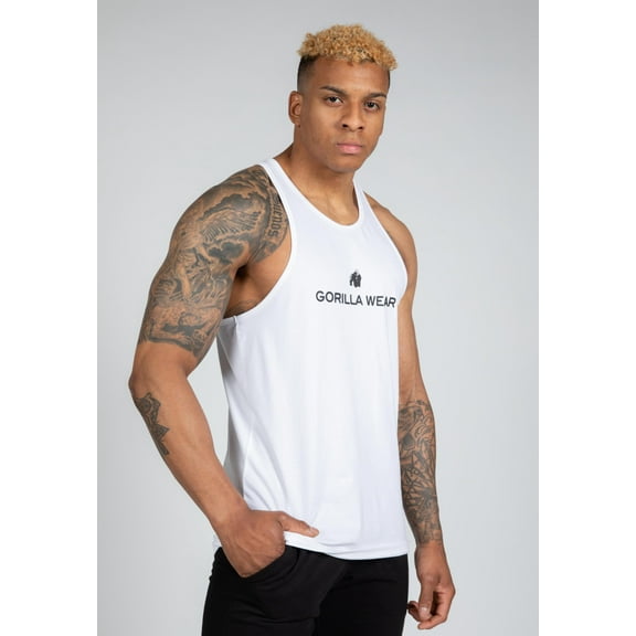 Carter Stretch Tank Top - White