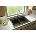 thumbnail image 5 of Karran QT-710 White Resin 33" Double Bowl Kitchen Sink, 5 of 5