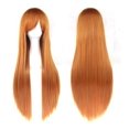 thumbnail image 1 of Peluca Naranja Cobrizo Cabello Liso Largo Fibra Sintetica con Fleco naranja Unitalla Lymalimoon SW Lisa Naranja Cobrizo, 1 of 5