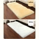 thumbnail image 4 of Bewildely Al lado de la alfombra Alfombra de salón Alfombra de piso Fibra Sala de estar Dormitorio Lavable Accesorios para el hogar Almohadilla Decoración del hogar Blanco 50*50, 4 of 6