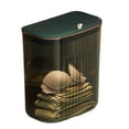 thumbnail image 3 of Strong Load-bearing Enlarge Caliber Hanging Trash Bin with Lid Punching Free Kitchen Large Capacity Wall Mounted Garbage Can, 3 of 7