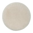 thumbnail image 2 of Small Round Fluffy Area Rug for Bedroom Cute Shaggy Circle Area Rug Soft Furry Floor Carpet for Living Room Bedroom Playroom Dorm Indoor Aesthetic Home Décor Comfy Plush Floor Mat,White, 2 of 7
