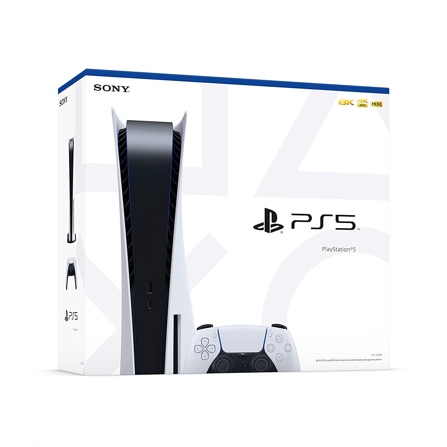 Restored Console 1TB PlayStationFive White -3005718 (Refurbished