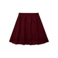 thumbnail image 5 of TiaoBug Kids Girs Chiffon Ballet Tutu Skirts Ruffle Hem Tulle Dance Skort 6-16, 5 of 5