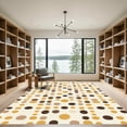 thumbnail image 2 of ODIKA 3'x5' Machine Washable Non-Slip Area Rug, Geometric Beige High Traffic Rug with Pad, Beige, 1043491, 2 of 8
