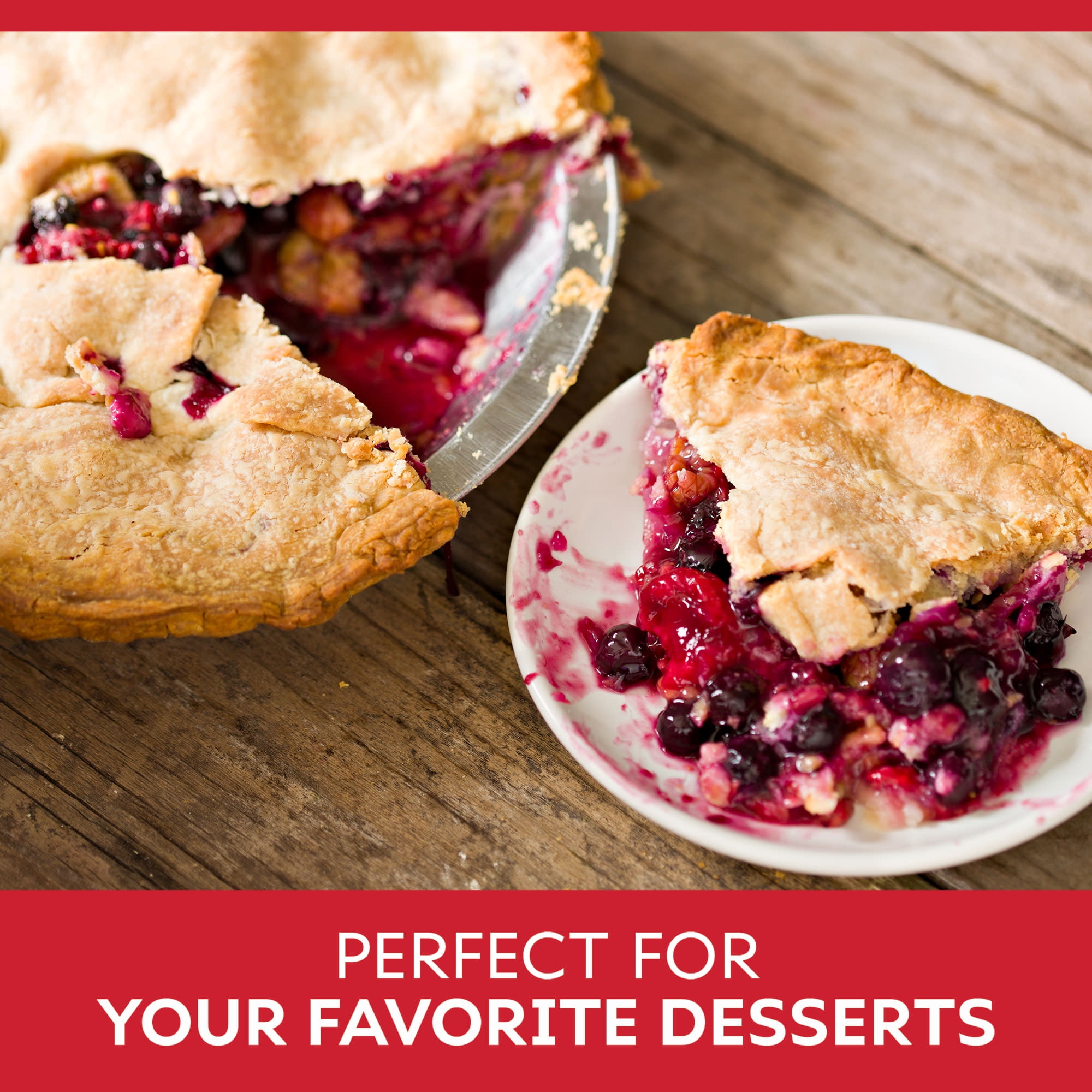 (4 pack) Duncan Hines Wilderness, Berry Medley Pie Filling and Topping, 22 oz.