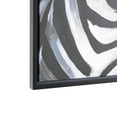 thumbnail image 4 of 32" x 32" Zebra Framed Wall Art with Gold Foil Accents, by DecMode, 4 of 9