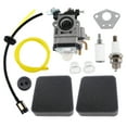 thumbnail image 4 of Carburetor For Husqvarna 145BT Walbro WYK74 Kawasaki TE45DX Blower w Air Filter, 4 of 6