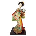 thumbnail image 2 of Tongina Collectible Figurine, Miniature Asian Statue, Traditional Japanese Kimono, Geisha Doll, Kabuki Doll for Desk, Wardrobe, Bedroom F, 2 of 8