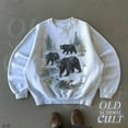 thumbnail image 3 of Ocean Wildlife Graphic Sweatshirt | Whale and Dolphin Vintage Pullover, 3 of 8