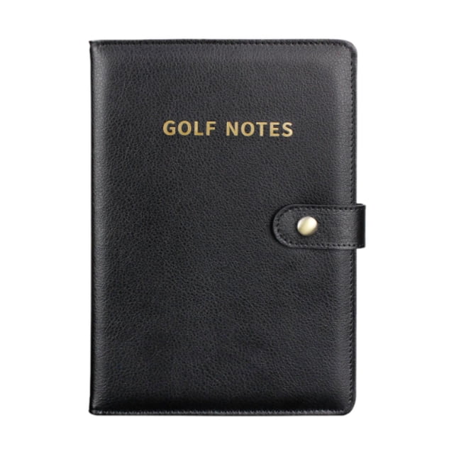 Cuaderno de golf, libro de puntuación, diario de bolsillo compacto y portátil, libro de registro de cuero sintético, regalo para mujeres.