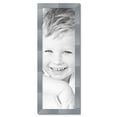 thumbnail image 2 of ArtToFrames 14" x 42" Light Silver Picture Frame, 14x42 inch Silver Wood Poster Frame (WOM-4827), 2 of 7
