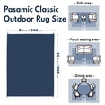 thumbnail image 2 of Alfombra exterior PASAMIC 244 x 305 cm impermeable y reversible, 2 of 8