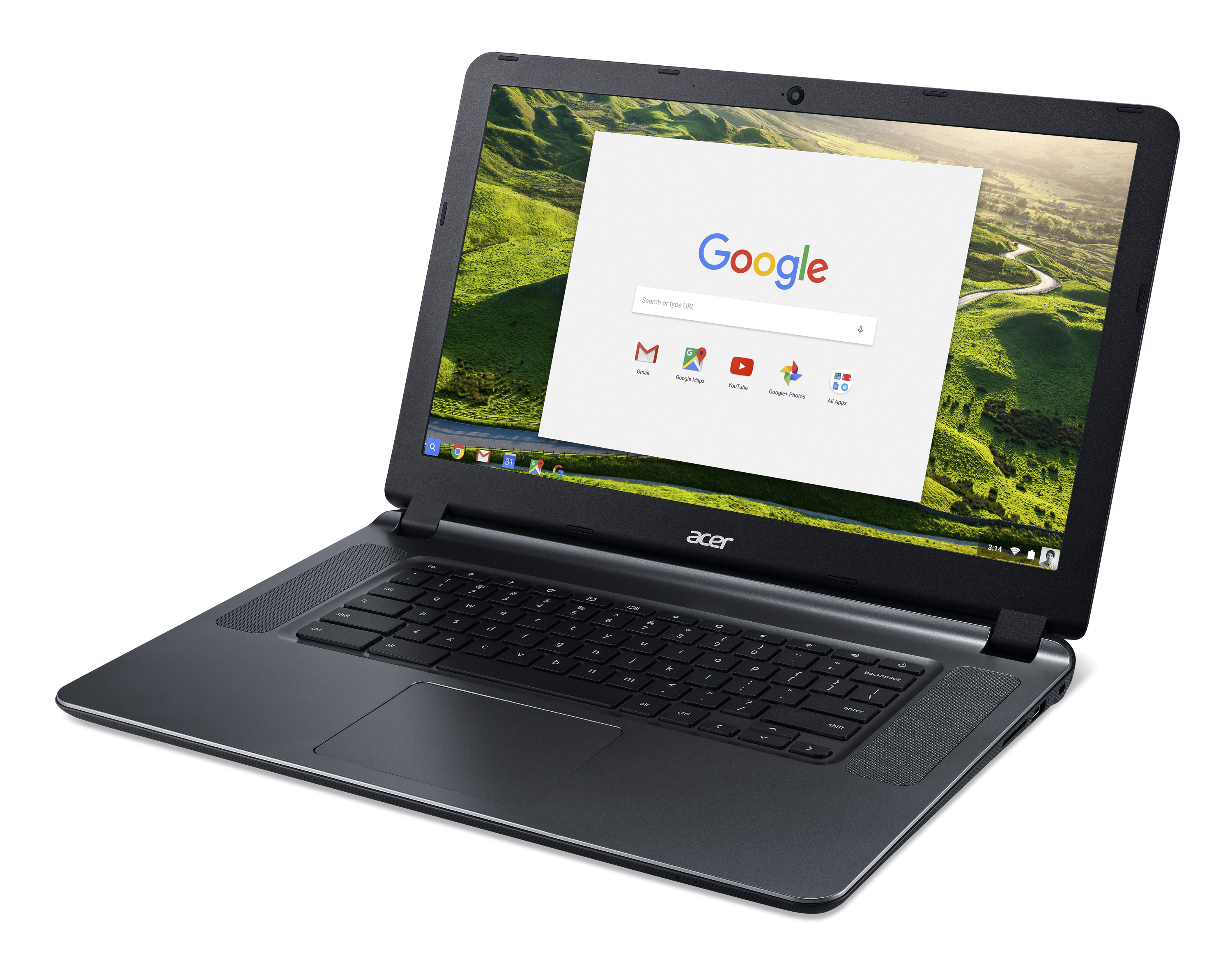 Acer CB3-532-C47C 15.6" Chromebook, Intel Celeron N3060 Dual-Core Processor, 2GB RAM, 16GB Internal Storage, Chrome OS - image 2 of 7
