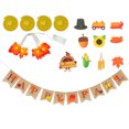 thumbnail image 2 of 1 juego Banner de acción de gracias Colgando Swirl Decor Festival Colgante Colgante Foto Prop HOMEMAXS 11877005-MX, 2 of 6