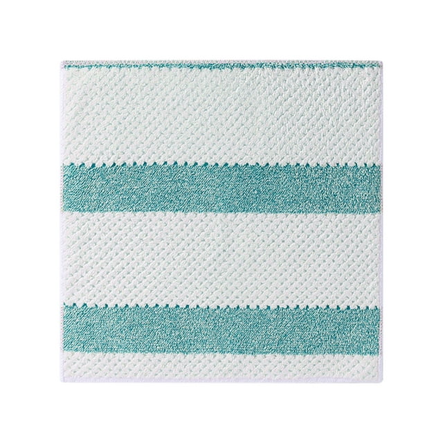 Leodye 1PCS Polyester Hand Towel - Thick Soft Absorbent Non-shedding Towel for Adults -12x12 Inch