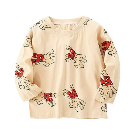 

ONTNO Toddler Round Neck Long Sleeve Pullover Sweatshirt