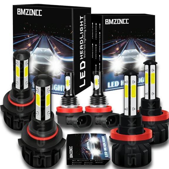 For Honda CR-V CRV 2015 2016 2017-2019 LED Headlight High Low Beam   Fog Light Bulbs Combo Kit 6pcs