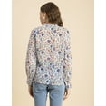 thumbnail image 4 of Moomaya Fashionable V Neck/Tie Up Neck Top - Long Sleeves, Regular Fit, 4 of 9